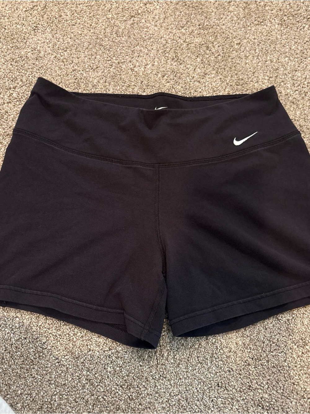 Nike Black Women's Bike Shorts with Swoosh